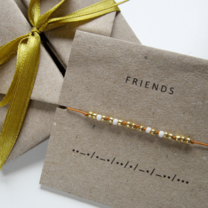 Bransoletka alfabet Morse’a FRIENDS