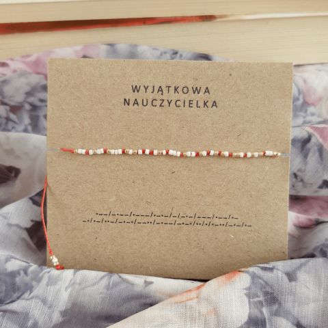 wyjątkowa nauczycielka prezent dla nauczycielki na koniec roku szkolnego