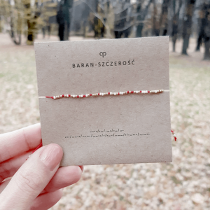 Bransoletka alfabet Morse’a BARAN