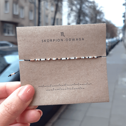 bransoletka znak zodiaku skorpion