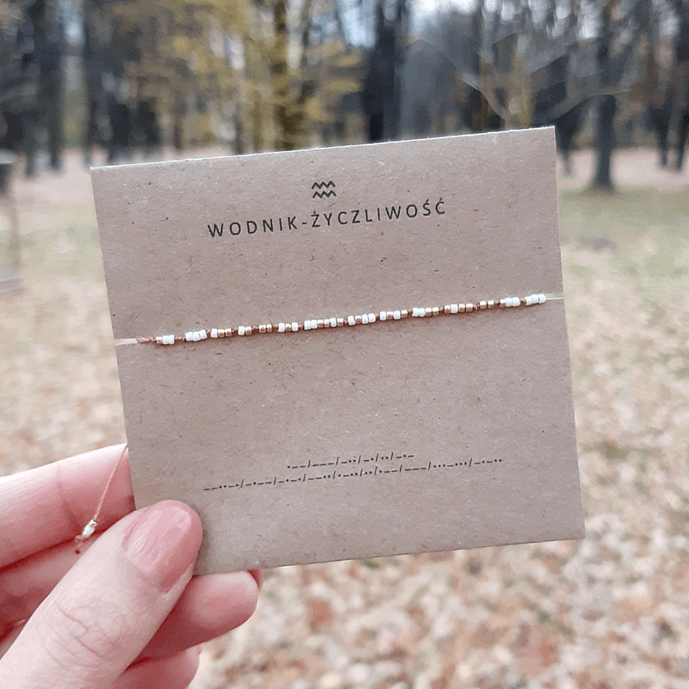 bransoletka znak zodiaku wodnik