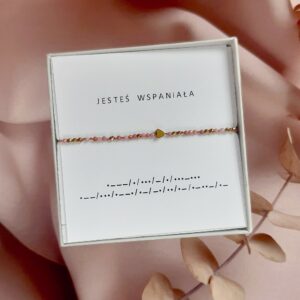 bransoletka morse jestes wspaniala