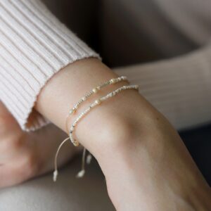 Komplet bransoletek z alfabetu Morse’a Be Your Best Self