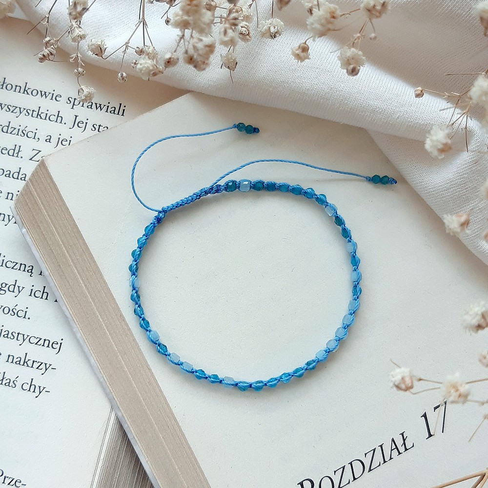 Bransoletka z alfabetu Morse'a Life Comes In Waves - obrazek 2