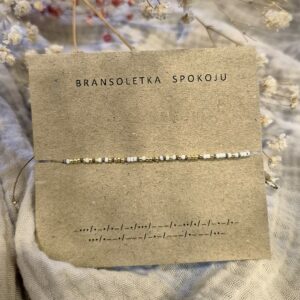 Bransoletka Spokoju alfabet Morse’a