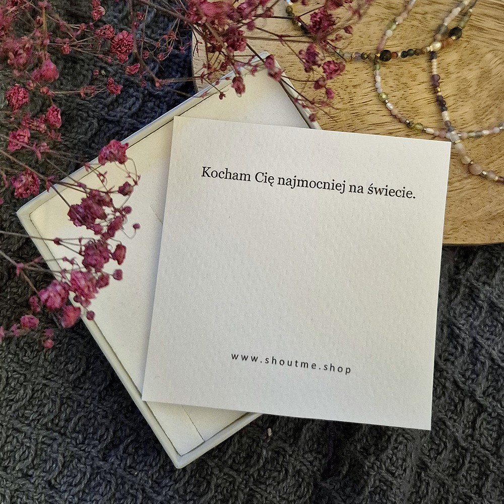 Karteczka z osobistą dedykacją